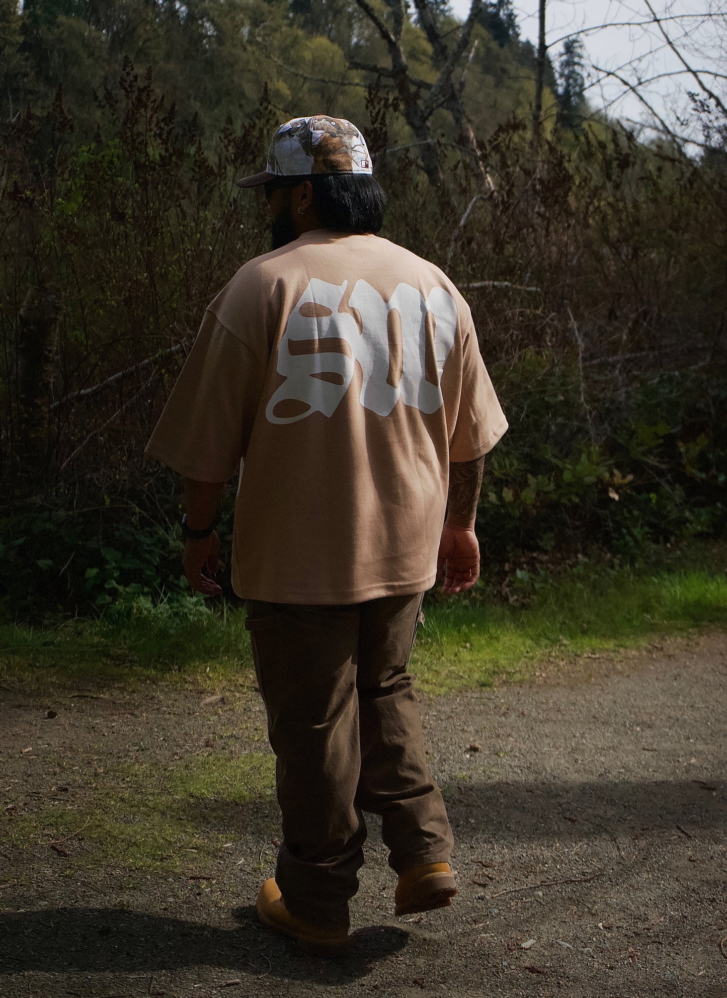 SELF WORTH TEE CAMEL