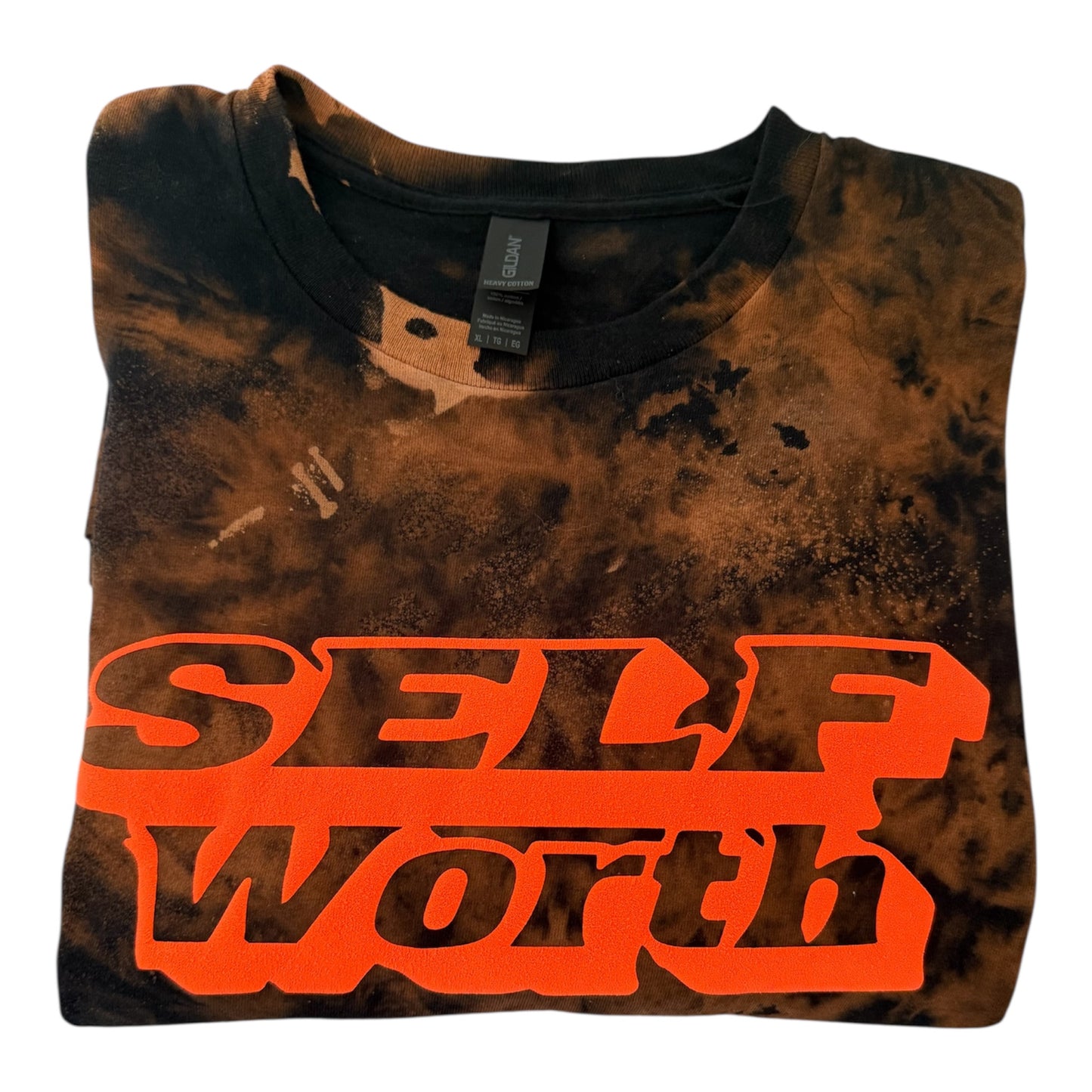 Black Dye Tee (Orange)