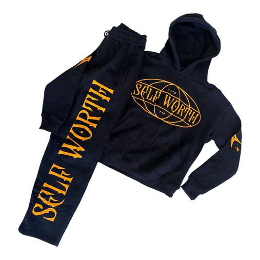 SELF WORTH SWEATPANTS - BLUE