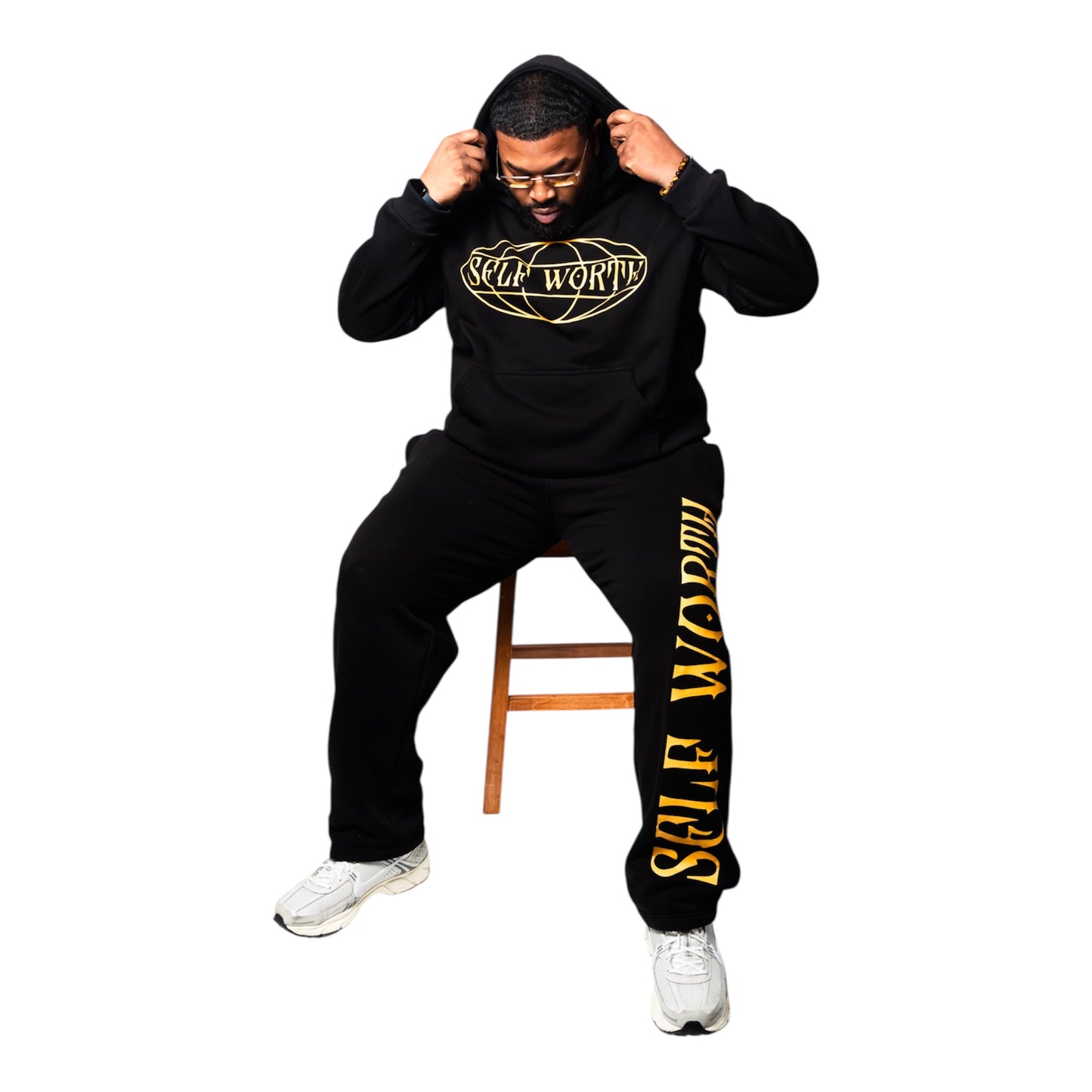 Self Worth Sweatsuits (Black) (Pre Order)